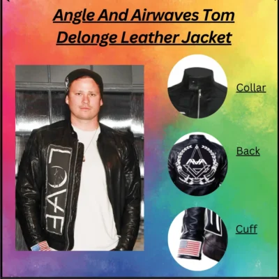 Angle And Airwaves Tom Delonge Leather Jacket Infographics