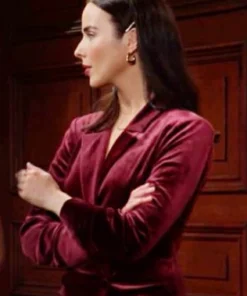 Ashleigh Brewer Bold and the Beautiful Velvet Blazer