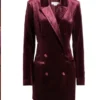 Ashleigh Brewer Bold and the Beautiful Velvet Blazer For Sale