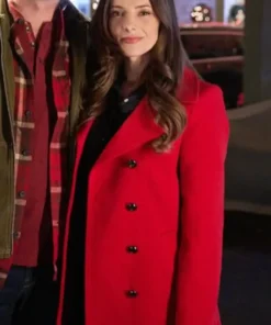 Ashley Greene Deck the Walls Wool Coat For Women