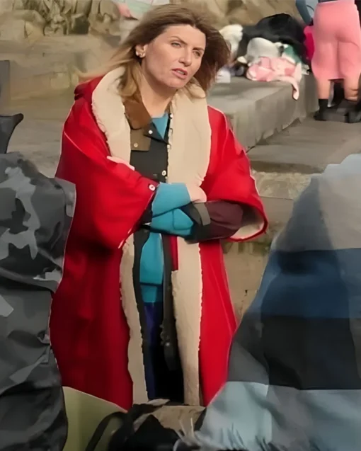 Bad Sisters S02 Sharon Horgan Red Robe