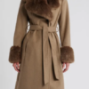 Barbara Howard Abbott Elementary Brown Fur Coat For Sale