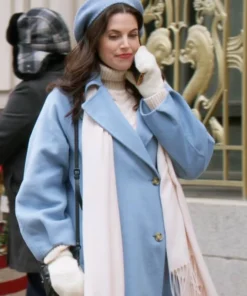 Believe in Christmas Meghan Ory Blue Coat