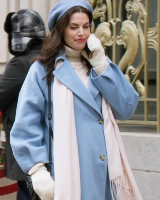 Believe in Christmas Meghan Ory Blue Coat