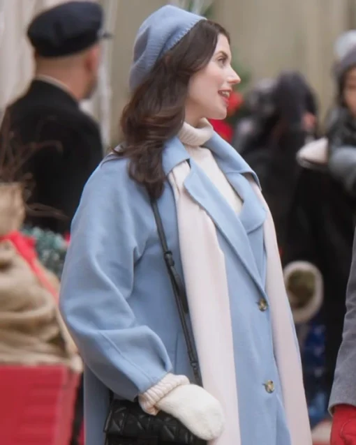 Believe in Christmas Meghan Ory Blue Coat For Sale