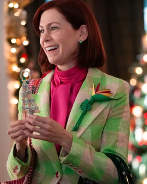 Carrie Preston Elsbeth S02 Plaid Blazer