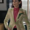 Carrie Preston Elsbeth S02 Plaid Blazer For Sale