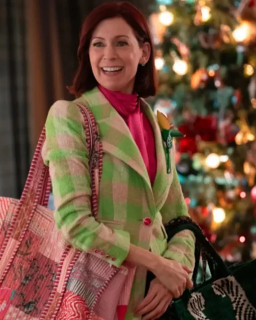 Carrie Preston Elsbeth S02 Plaid Blazer For Sale