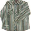 Carter Yellowstone Season 5 Green Stiped Shirt For Sale