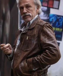 Christoph Waltz Old Guy Brown Jacket