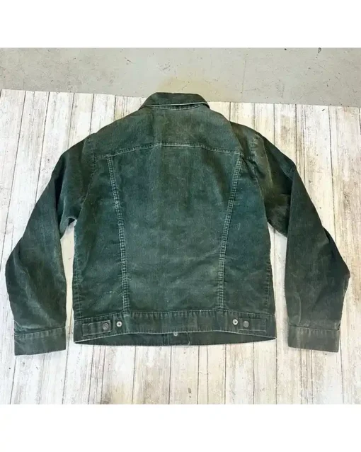 David Green Corduroy Trucker Jacket Back