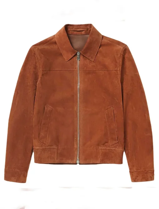 Decent Brown Suede Trucker Jacket