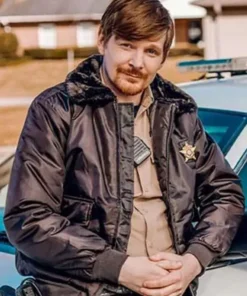 Deputy Thompson Blue Ridge The Series Black Bomber Jacket