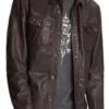 DiMera Days of Our Lives Leather Shacket