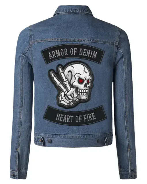 Dillon Armor Of Denim Stegaro Blue Jacket Back