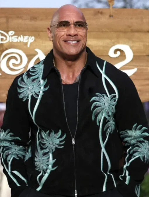 Dwayne Johnson Moana 2 UK Premiere Black Jacket