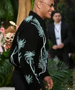 Dwayne Johnson Moana 2 UK Premiere Black Jacket Back