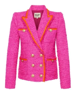 Elsbeth S02 Carrie Preston Orange Pink Blazer On Sale