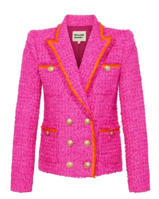 Elsbeth S02 Carrie Preston Orange Pink Blazer On Sale