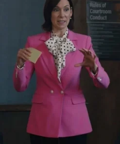 Elsbeth S02 Carrie Preston Pink Blazer