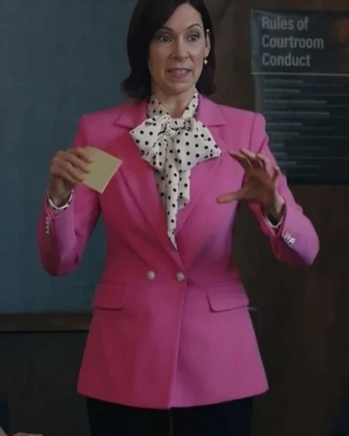 Elsbeth S02 Carrie Preston Pink Blazer