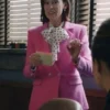 Elsbeth S02 Carrie Preston Pink Blazer For Sale