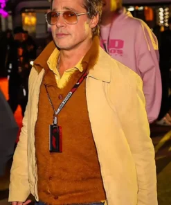 F1 Brad Pitt Yellow Jacket