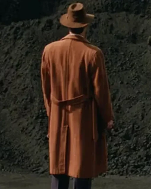 Guy Pearce The Brutalist Brown Coat For Sale