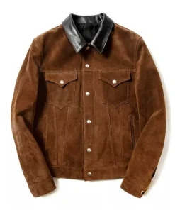 Herry Brown Suede Trucker Jacket