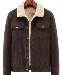 John Corduroy Sherpa Trucker Jacket