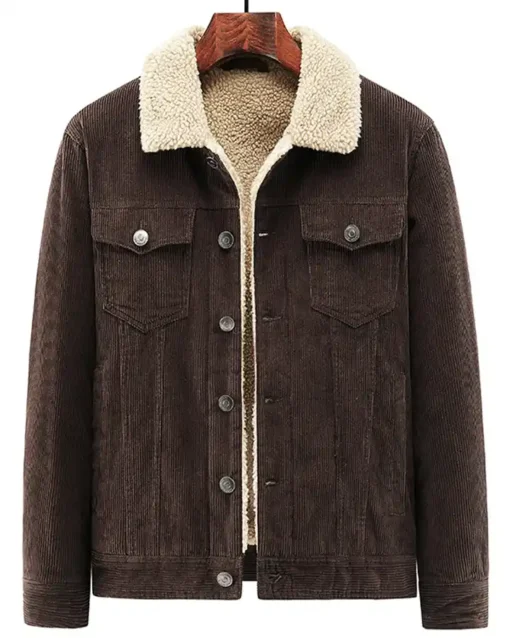 John Corduroy Sherpa Trucker Jacket