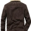 John Corduroy Sherpa Trucker Jacket Back