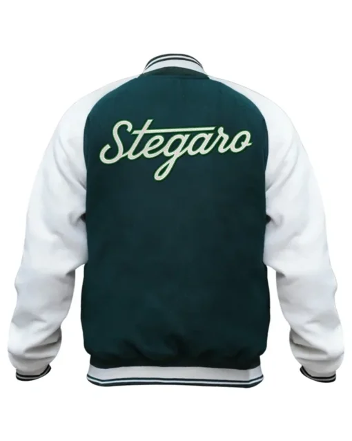 Kalani Green Stegaro Varsity Jacket Back