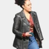 Kat Donovan Missing You S01 Leather Coat