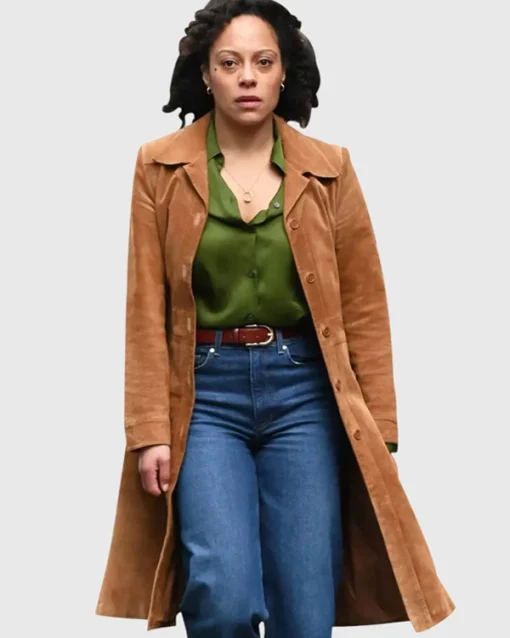 Kat Donovan Missing You S01 Suede Coat