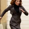 Kate Beckinsale Canary Black Coat