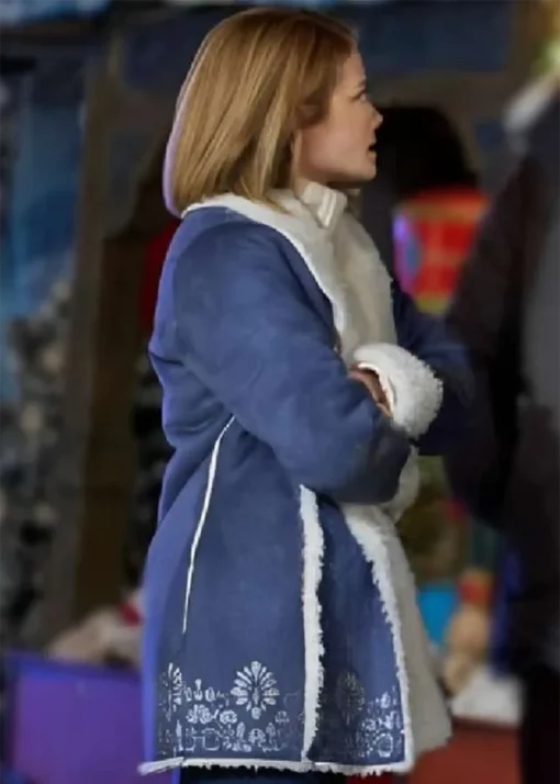 Kim Matula The Finnish Line Blue Coat For Women