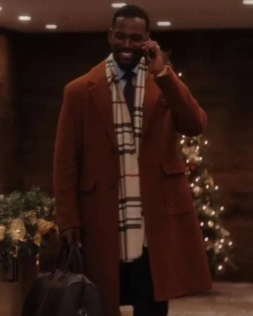 Kofi Siriboe Meet Me Next Christmas Coat