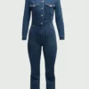 Landman Ali Larter Denim Jumpsuit For Sale