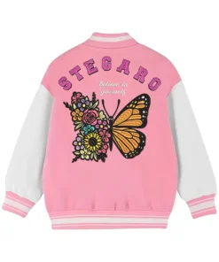 Lily Blossom Stegaro Varsity Jacket Back