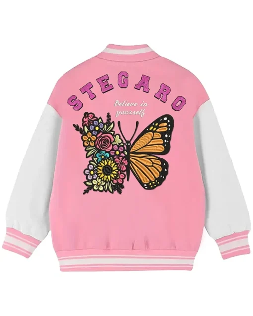 Lily Blossom Stegaro Varsity Jacket Back