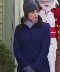 Meghan Ory Believe in Christmas Blue Coat