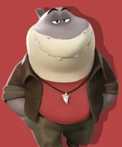 Mr. Shark The Bad Guys 2 Brown Jacket