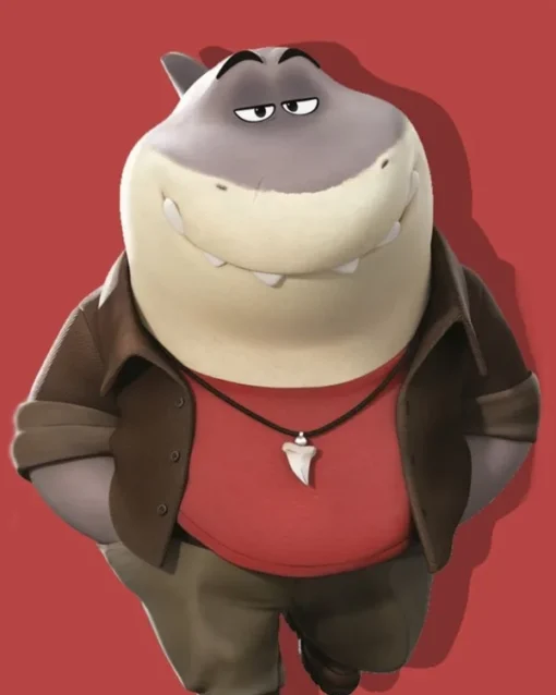 Mr. Shark The Bad Guys 2 Brown Jacket