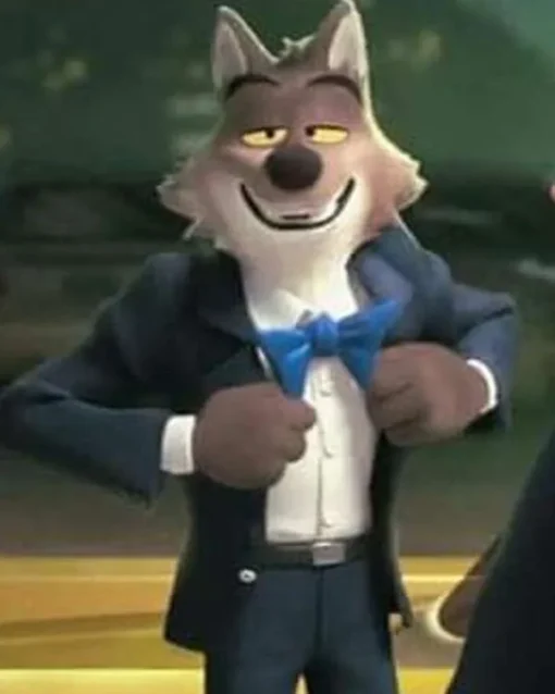 Mr. Wolf The Bad Guys Blue Blazer