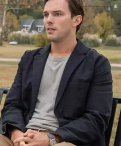 Nicholas Hoult Juror #2 Black Blazer