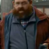 Nick Frost Get Away Brown Jacket For Men