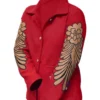 Oscar 2023 Daniel Kwan Red Punk Suit For Sale