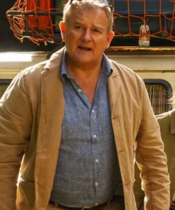 Paddington In Peru Hugh Bonneville Beige Jacket