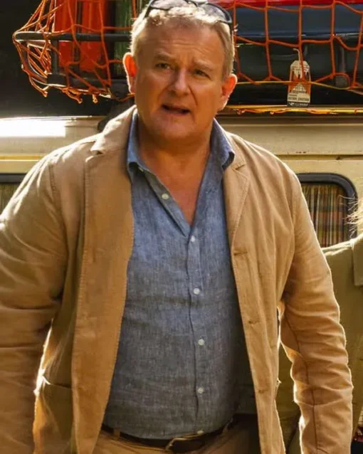 Paddington In Peru Hugh Bonneville Beige Jacket